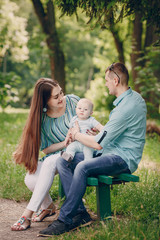 Fototapeta premium Family on a walk