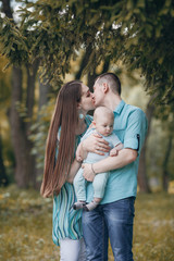 Family on a walk