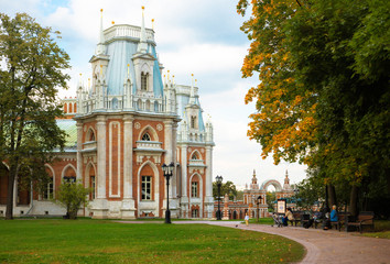 Tsaritsyno palace in Moscow