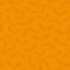 Bats on an orange background.