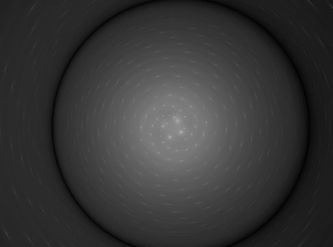 Abstract Grey Circle Fractal