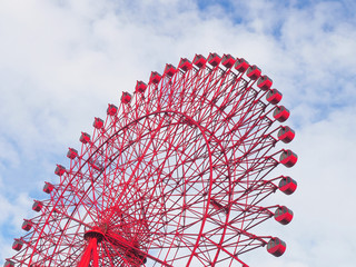 Red Ferris wheel