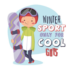 The guy with snowboard.