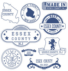 Essex county, NJ, generic stamps and signs