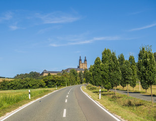 Fototapeta premium Blick auf Kloster Banz