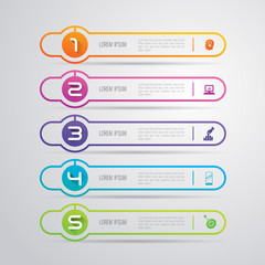 Infographic design vector and business icons.