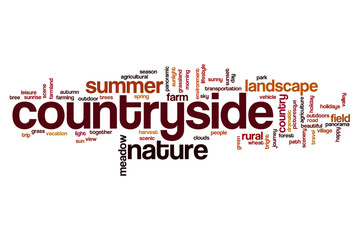 Countryside word cloud
