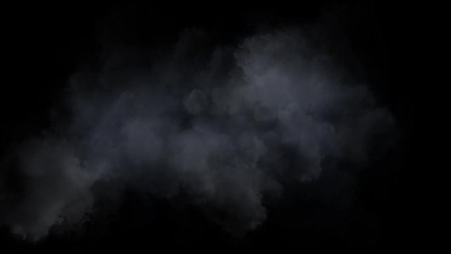 Грозовые тучи, вспышки молний, анимация, 4K, UHD