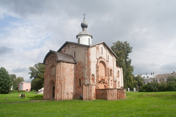 Russian Orthodox medieval church in Veliky Novgorod