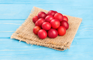 Red cherry plum
