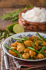 Stir fry chicken