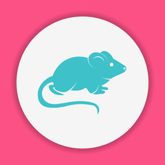 Laboratory mouse icon.