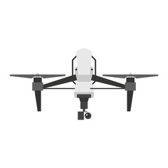 Drone quadcopter vector isolated