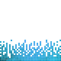 abstract vector square pixel mosaic background