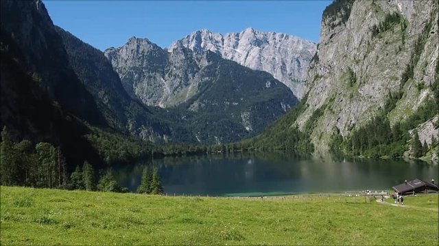 Obersee Bergsee in den Alpen