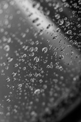 Water drops on window glass background.
