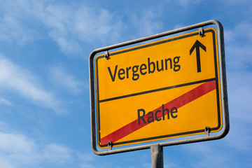 Schild 112 - Vergebung