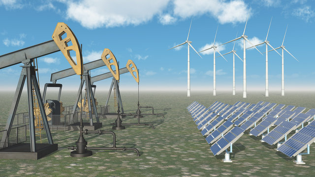 Erdölindustrie versus Erneuerbare Energien