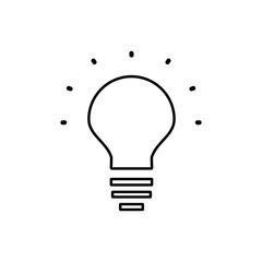 Lamp bulb icon