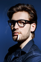 smoking man