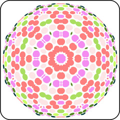 circular colorful pattern