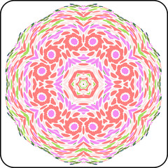symmetry colorful pattern