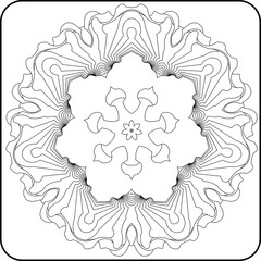 symmetry curves pattern