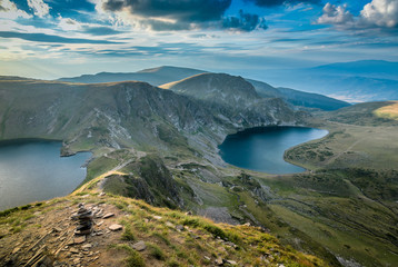 bulgaria mountains landscape - obrazy, fototapety, plakaty