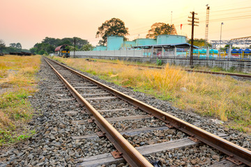 Fototapeta premium Railroad tracks