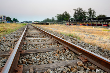 Railroad tracks