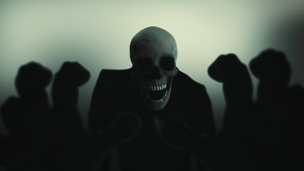 The Angel Of Death Dark Horror  Background.