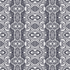 Seamless vector hand drawn ethnic pattern