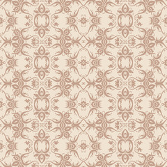 Vector seamless pattern in Victorian style