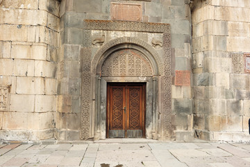 Ancient monastery Geghard in Armenia