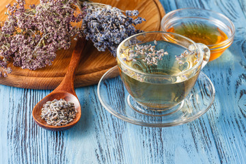 Mix of bio herbal tea