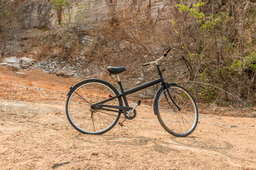 Fototapeta premium Black Bicycle