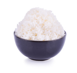 Rice in Bowl black