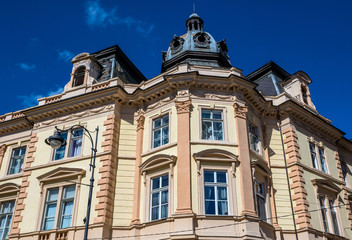 Fototapeta na wymiar Former Military Court building in Sibiu city in Romania