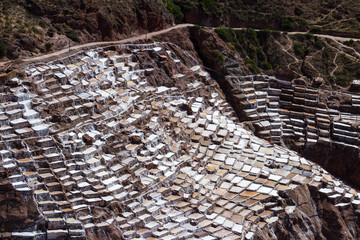 Salt ponds of Maras, Peru