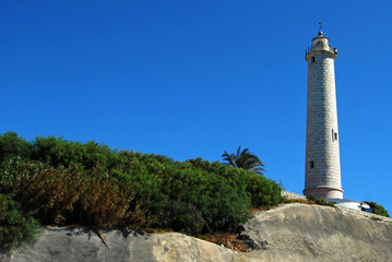 Fototapeta na wymiar Faro de Calaburras, Mijas, Málaga
