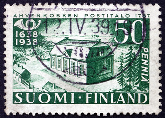 Postage stamp Finland 1938 Early Post Office