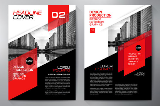 Business brochure flyer design a4 template.
