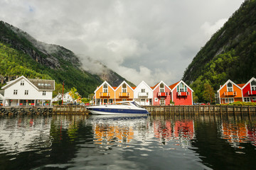 Modalen village, Norway
