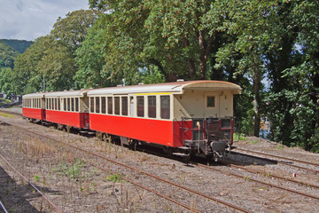 Personenzug einer Schmalspurbahn