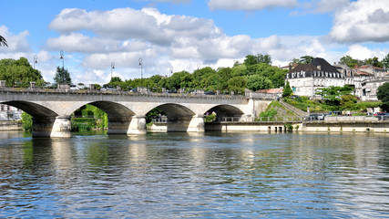 Ville de Cognac - Pont Saint Jaques - obrazy, fototapety, plakaty