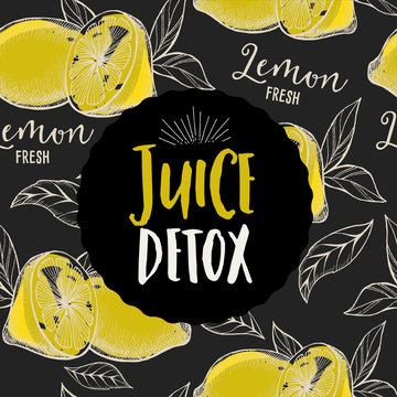 Juice banner design restaurant template.