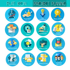 Project Planning Collection Business Icon Set