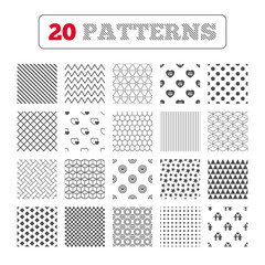 Valentine day love icons. Target aim with heart.