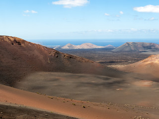 Timanfaya National Park in Lanzarote, Canary Islands, Spain