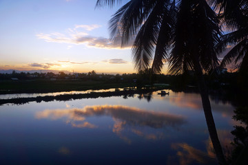 Sunset in Vietnam